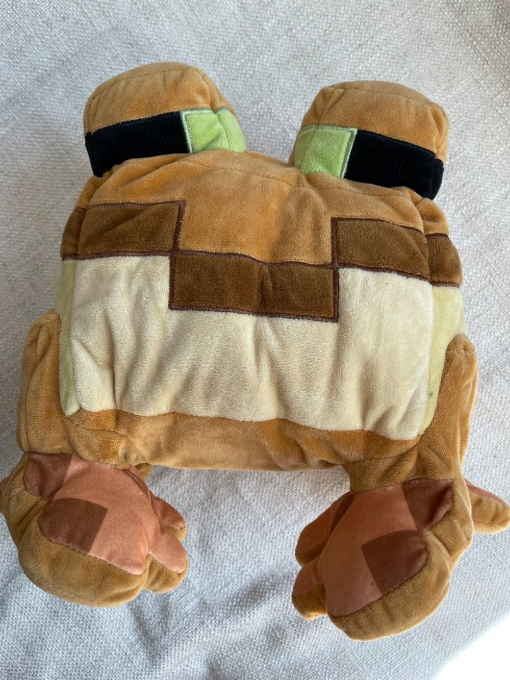 2022 Minecraft 12" Brown Frog Pillow Buddy Plushie Toy CLEAN